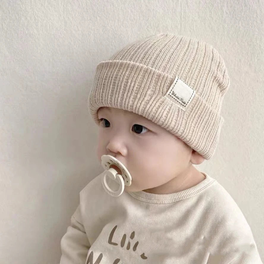 Modern Baby Knitted Beanie Hat for Newborns and Toddlers Baby Stork 