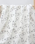 Organic Cotton Swaddle - Milk Bottle Swaddling & Receiving Blankets Storkke 