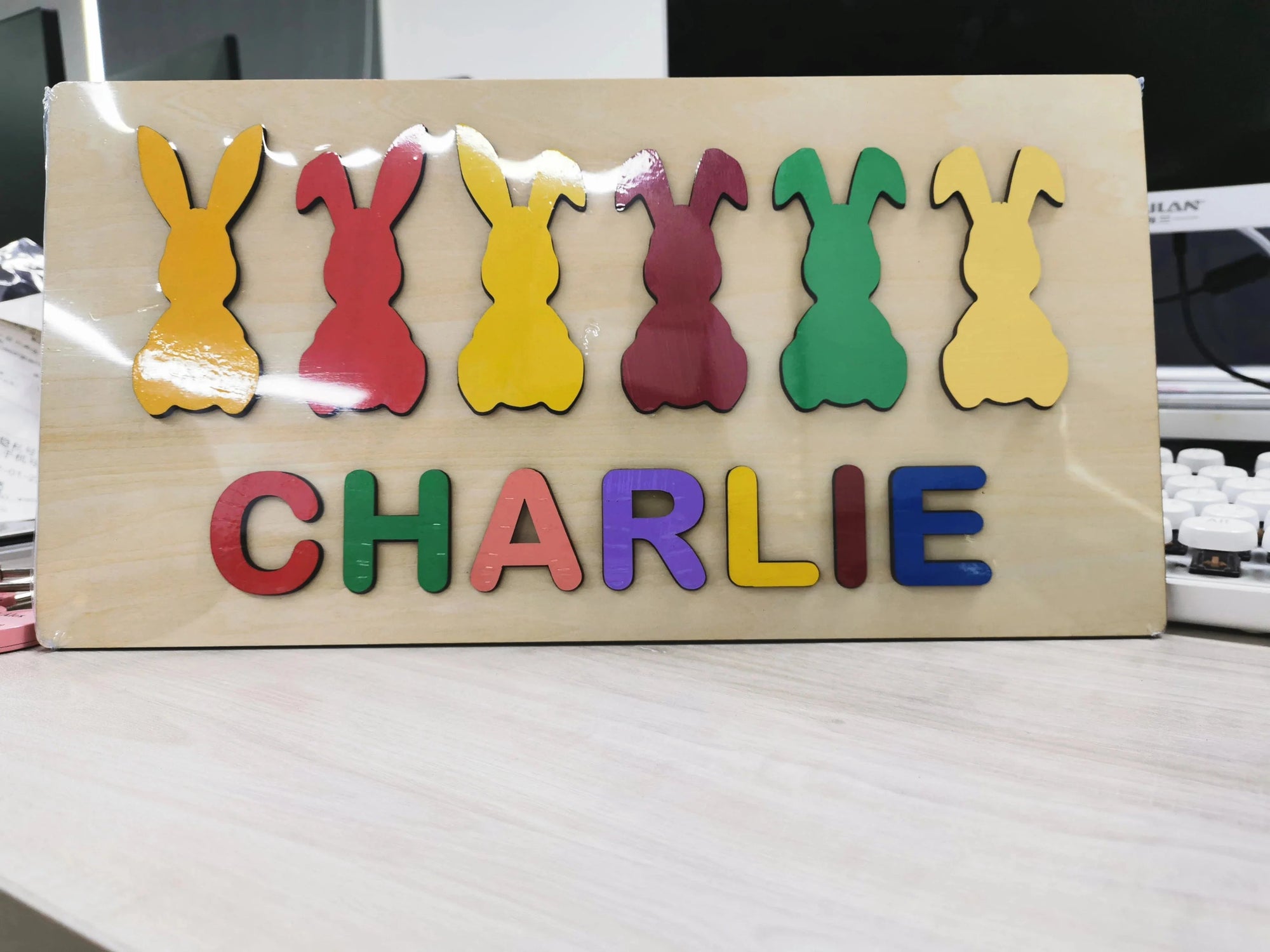 Personalised Name Puzzle 2 Baby Toys & Activity Equipment Storkke 