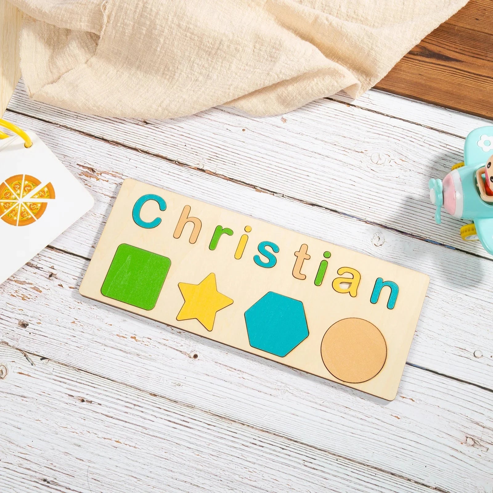 Personalised Name Puzzle 2 Baby Toys & Activity Equipment Storkke 