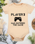 "Player 3 Has Entered the Game" Newborn Gamer Onesie Baby & Toddler Clothing Accessories Baby Stork 0-3 Months Beige 