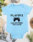 "Player 3 Has Entered the Game" Newborn Gamer Onesie Baby & Toddler Clothing Accessories Baby Stork 0-3 Months Blue 
