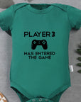 "Player 3 Has Entered the Game" Newborn Gamer Onesie Baby & Toddler Clothing Accessories Baby Stork 0-3 Months Green 