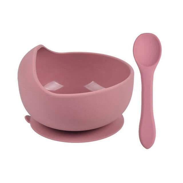 Silicone Bowl & Spoon - Multiple Colours Baby & Toddler Food Storkke 