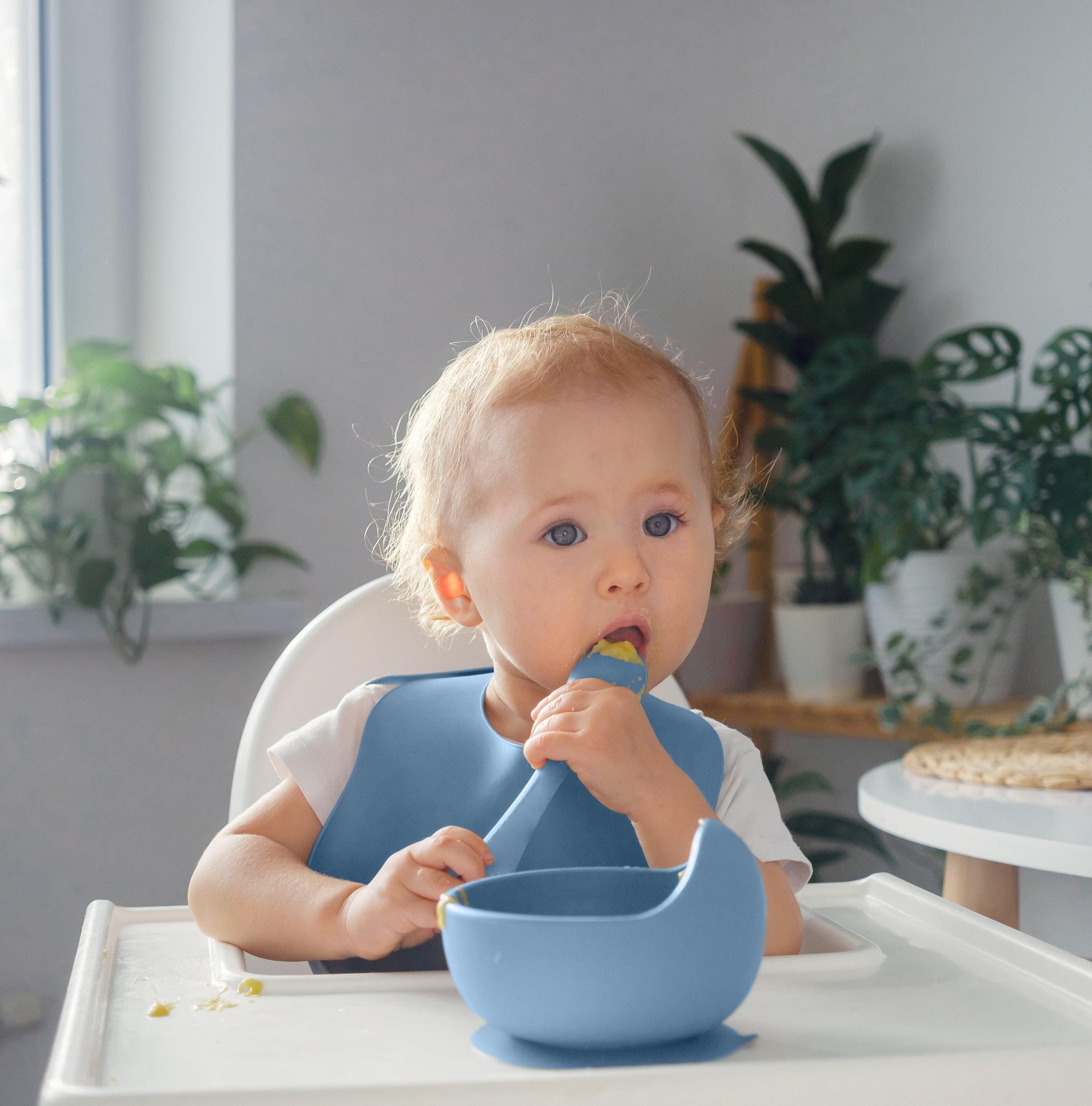 Silicone Bowl & Spoon - Multiple Colours Baby & Toddler Food Storkke 