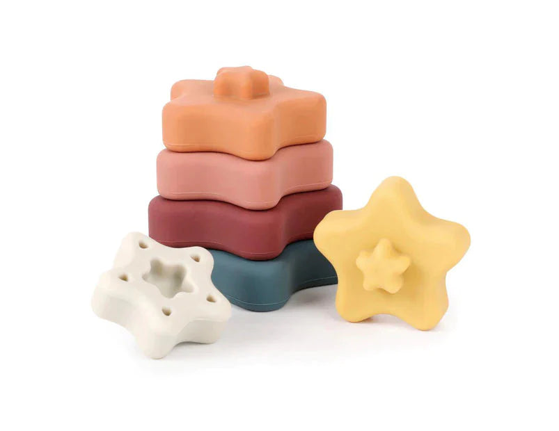 Silicone Star Stacker Sorting &amp; Stacking Toys Storkke 