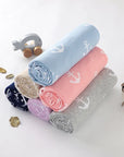 Soft Knit Anchor Blanket Swaddling & Receiving Blankets Storkke 