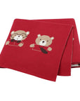 Soft Knit Bear Blanket Baby Stork HD82W1260 4 