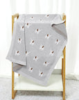 Soft Knit Elephant Blanket Swaddling & Receiving Blankets Storkke 