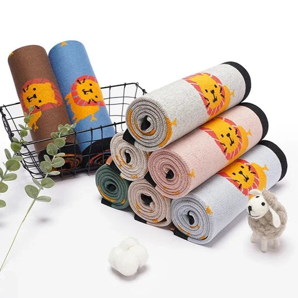 Soft Knit Lion Blanket Swaddling & Receiving Blankets Storkke 
