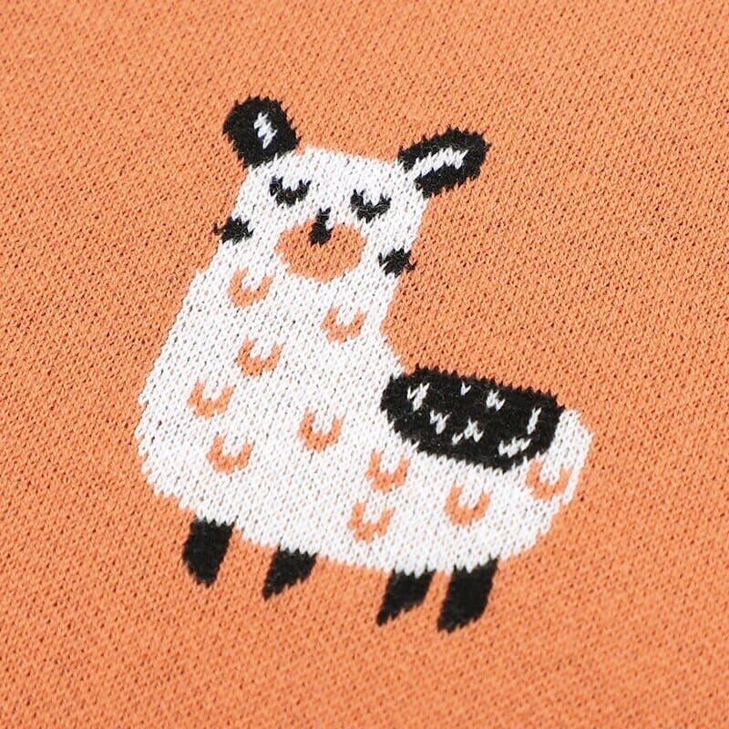 Soft Knit Llama Blanket Swaddling & Receiving Blankets Storkke 