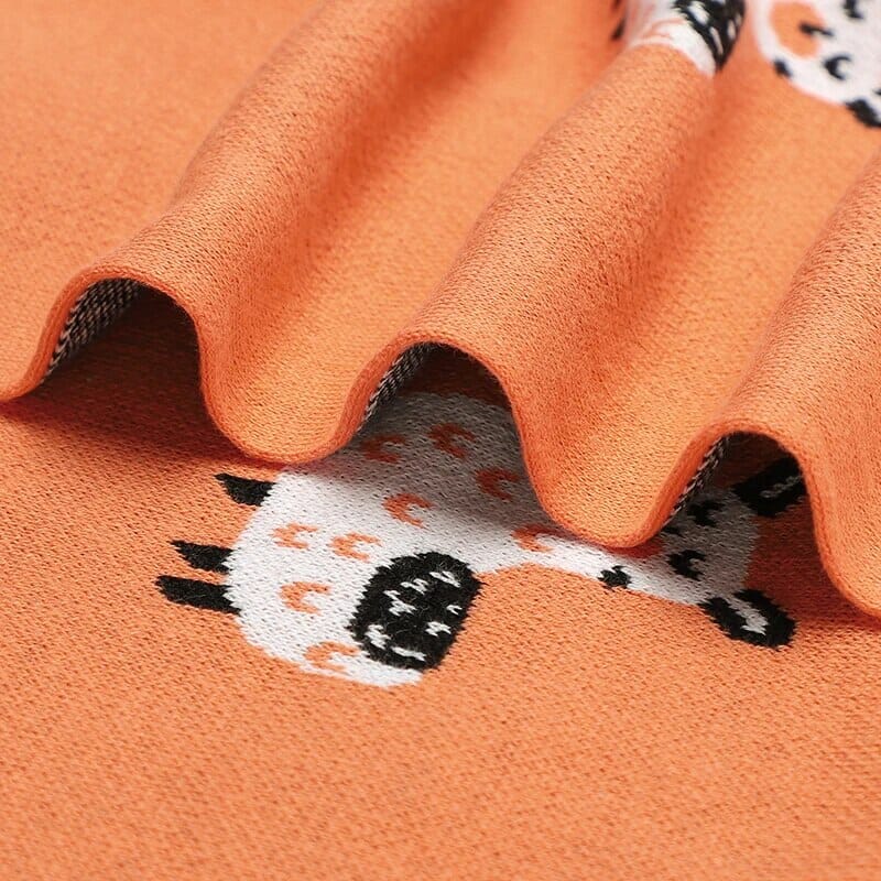 Soft Knit Llama Blanket Swaddling & Receiving Blankets Storkke 
