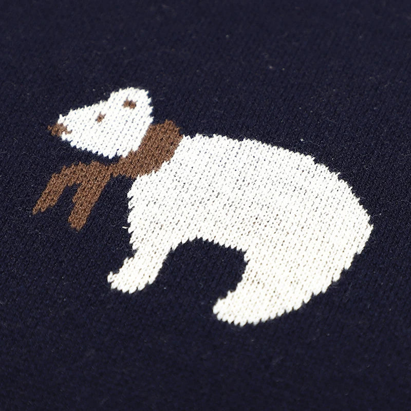 Soft Knit Polar Bear Blanket Swaddling &amp; Receiving Blankets Baby Stork 