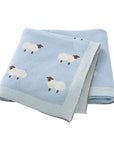 Soft Knit Sheep Blanket Swaddling & Receiving Blankets Storkke 