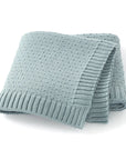 Super Soft Knitted Baby Blanket - Ideal for Swaddling and Stroller Cover Swaddling & Receiving Blankets Baby Stork Stone 