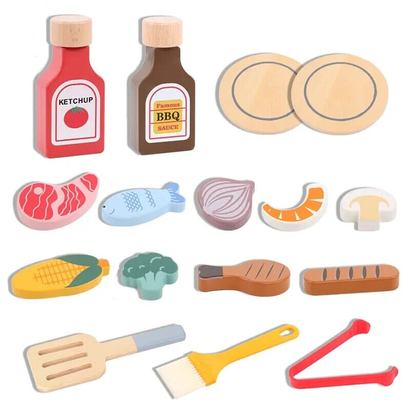 Toddler BBQ Play Set With Accessories EverEarth 