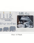 Ultrasound Countdown Photo Frame - Perfect Gift for Expecting Parents Baby Gift Sets Baby Stork 