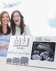 Ultrasound Countdown Photo Frame - Perfect Gift for Expecting Parents Baby Gift Sets Baby Stork 