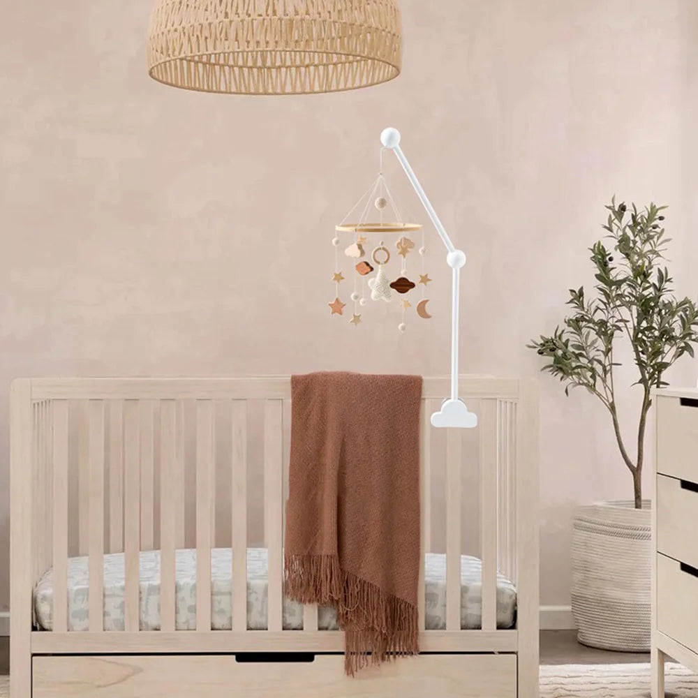 Wooden Cot Arm Storkke 