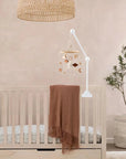 Wooden Cot Arm Storkke 