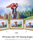 Wooden Smart Digital Photo Frame 10.1 Inch 32GB Digital Photo Frame Frameo 